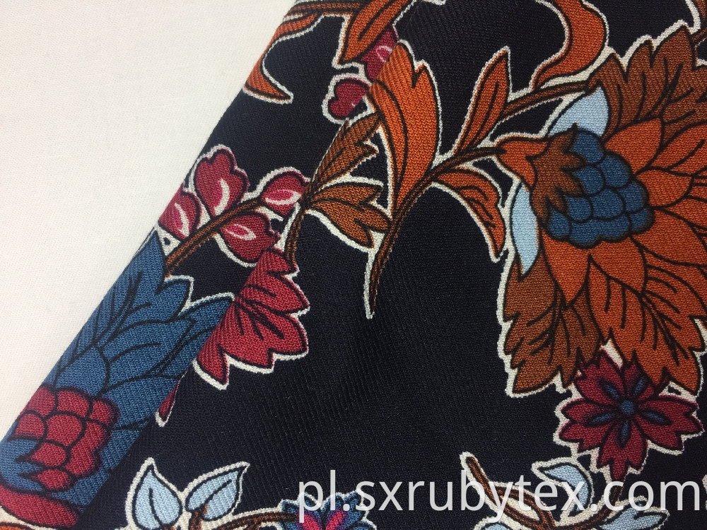 32s Rayon Twill Print Fabric